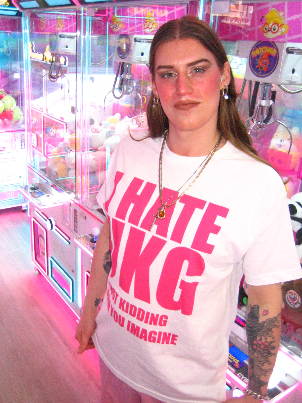 I H8 UKG HYAN TEE WHITE