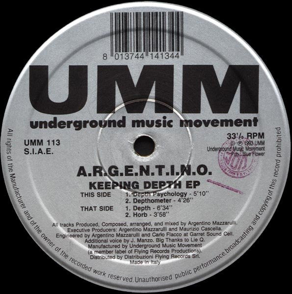 A.R.G.E.N.T.I.N.O. – Keeping Depth EP