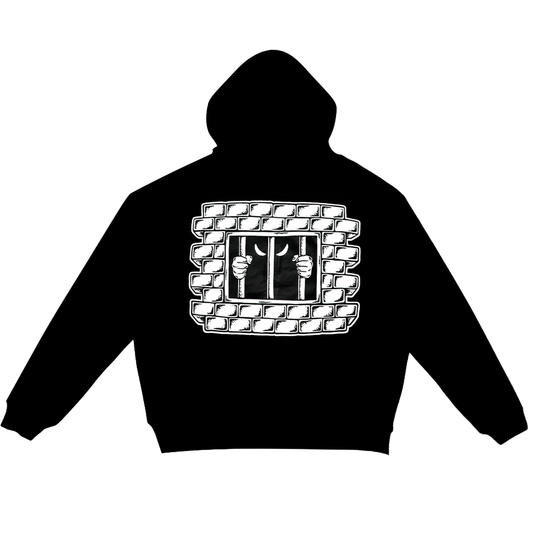 BEHIND BARS ZIP UP HOODIE