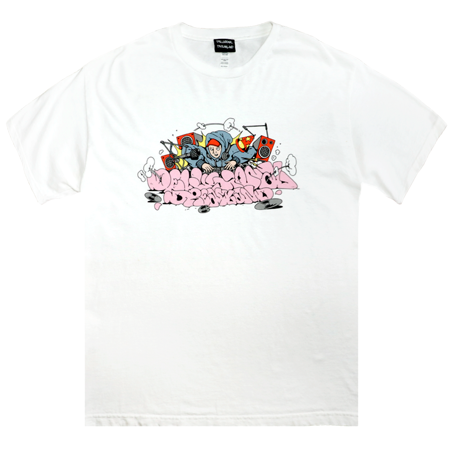 PIRATE RADIO TEE WHITE