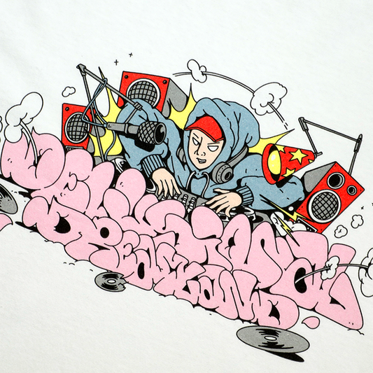 PIRATE RADIO TEE WHITE