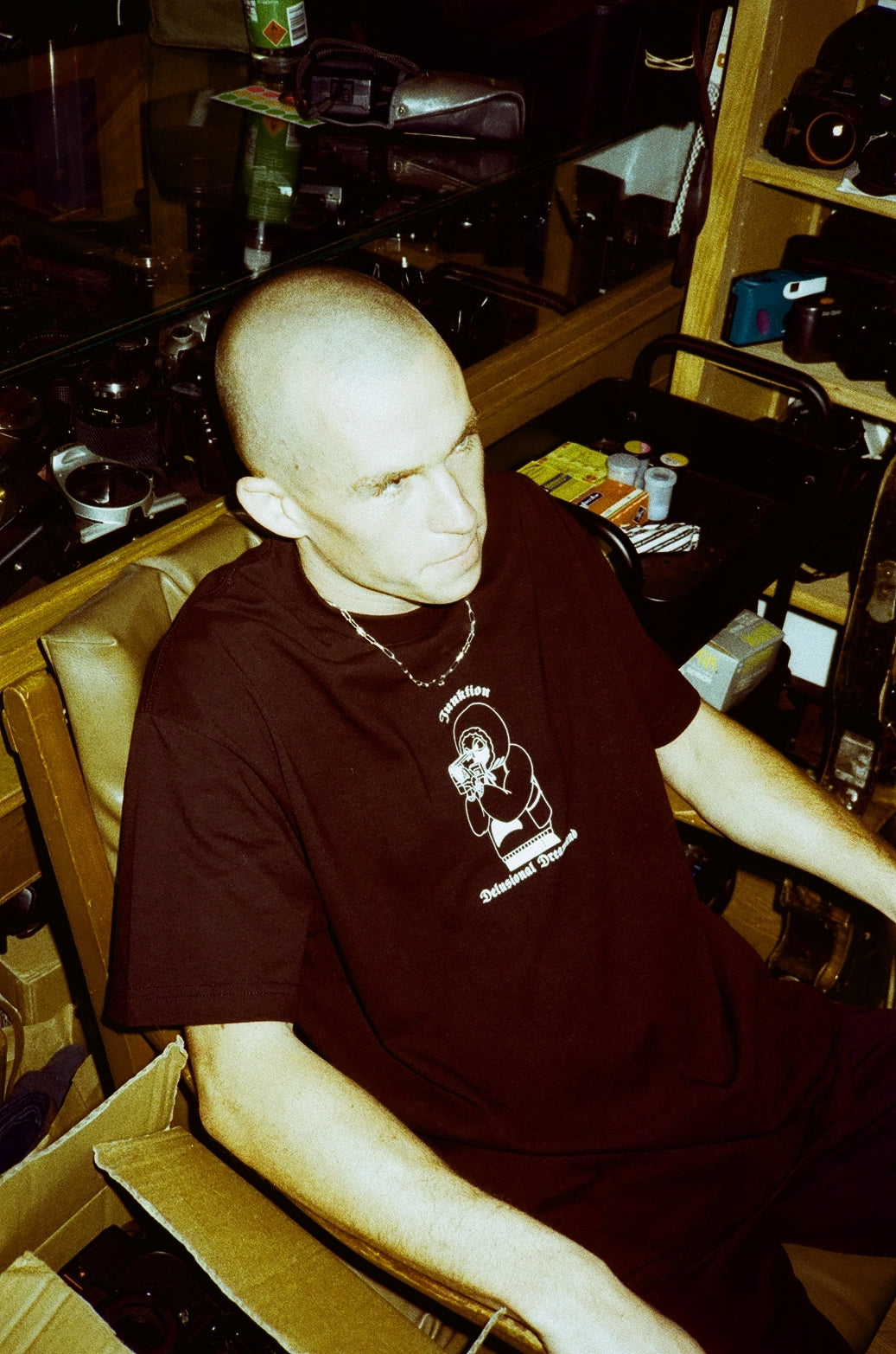 DD X Junktion VHS guy tee black