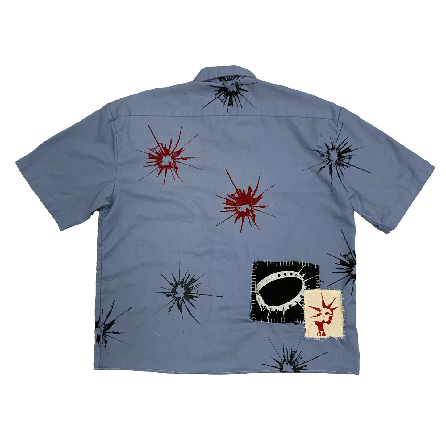 006 Cult Workshop cropped boxy Dickies shirt