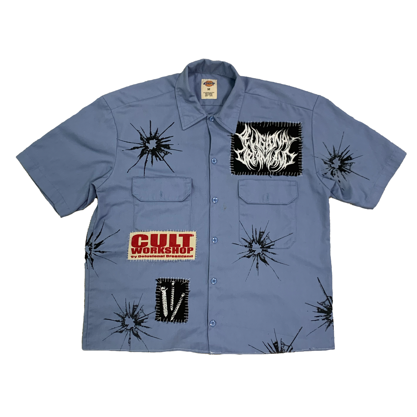 006 Cult Workshop cropped boxy Dickies shirt