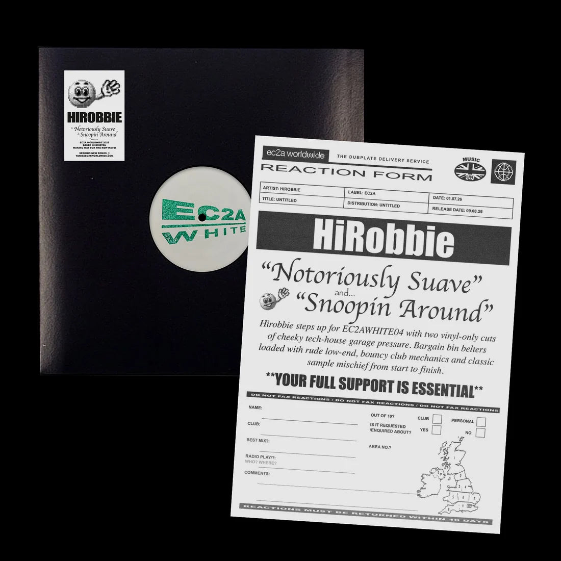 EC2AWHITE004 - HiRobbie - Notoriously Suave / Snoopin Around