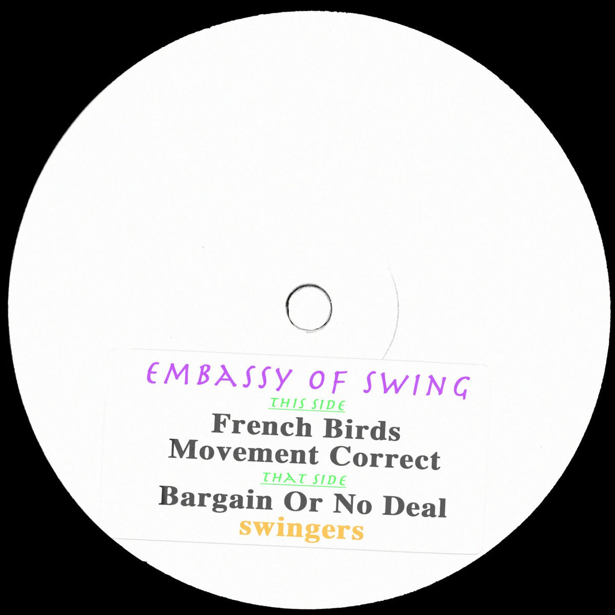 Embassy Of Swing - SWINGIN-WAX-0002