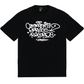 Community Service Records Tee Black / white