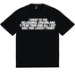 5 year tour tee white black