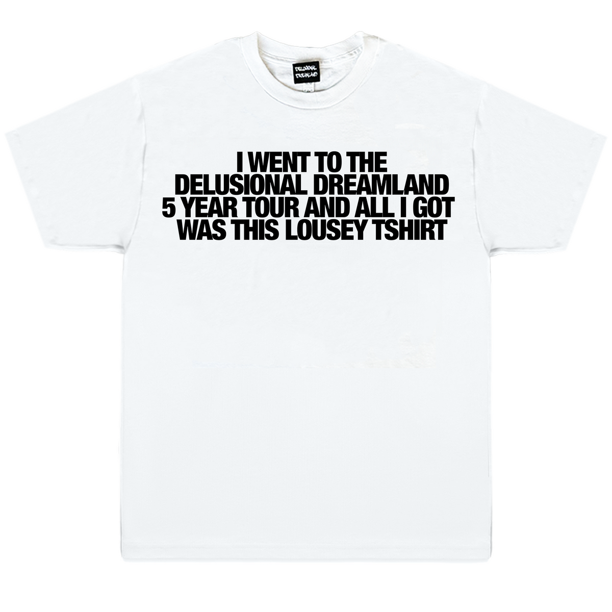 5 Year Tour Tee White