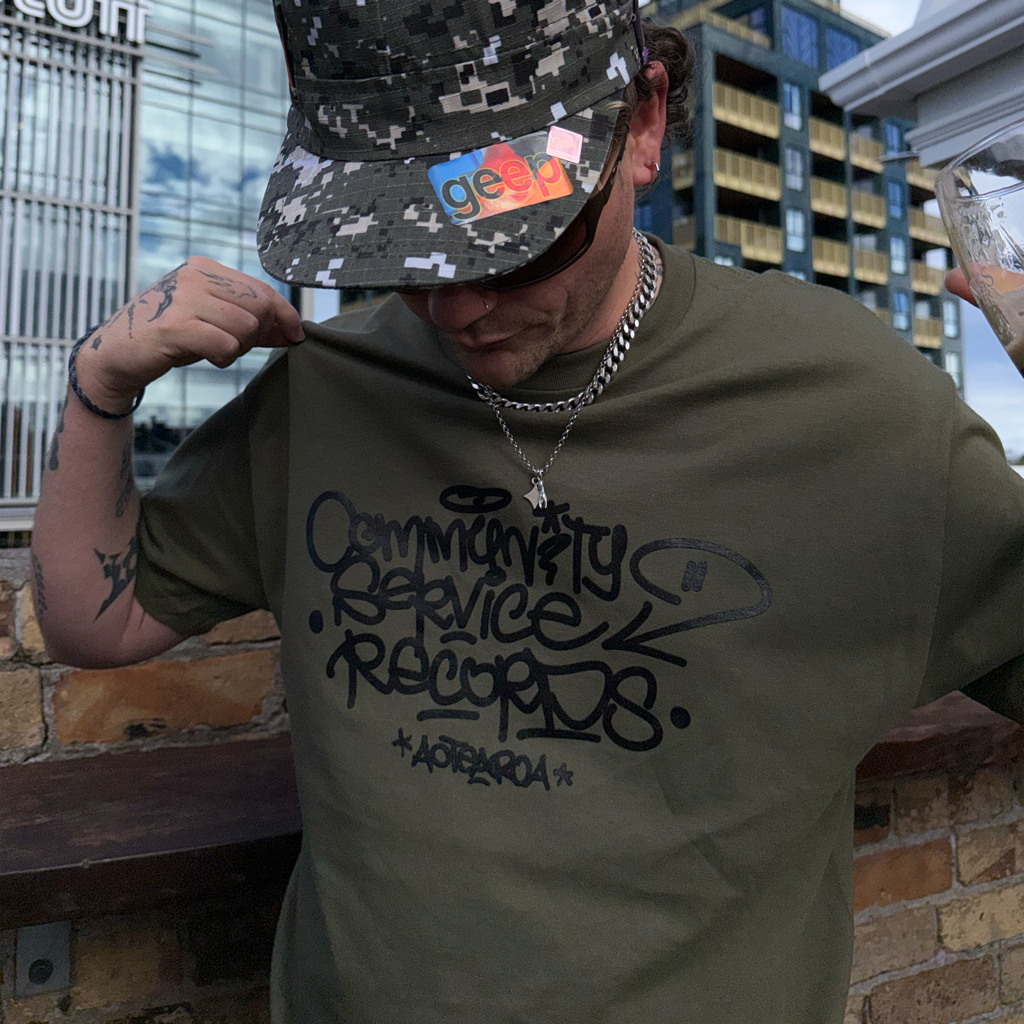 Community Service Records Tee Green