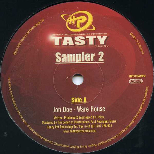 Jon Doe / Lee James – Tasty Volume One (Sampler 2)