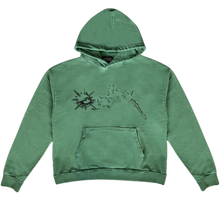 Load image into Gallery viewer, Flail Hoodie Faded Green
