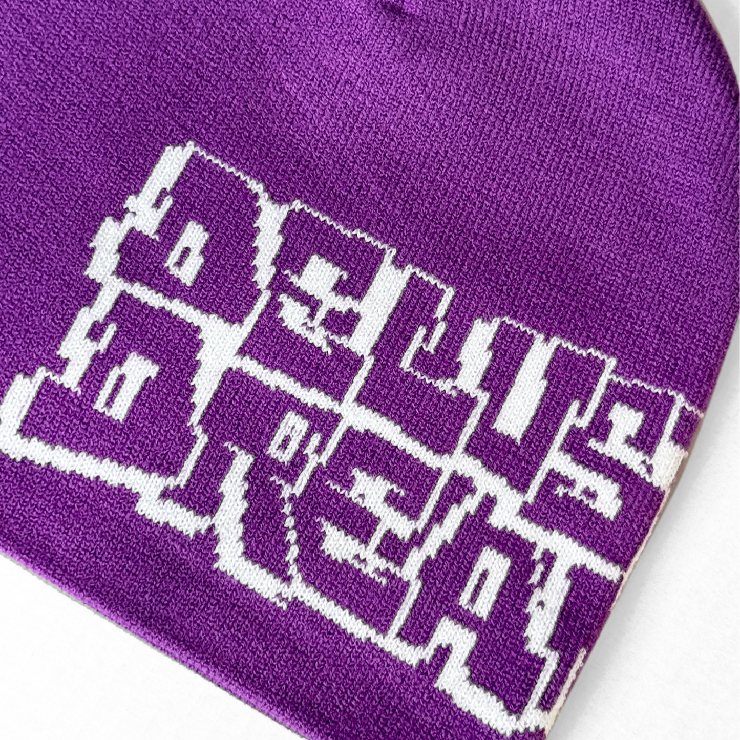 Logo Skull Beanie Purple