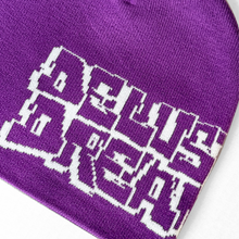 Load image into Gallery viewer, Logo Skull Beanie Purple
