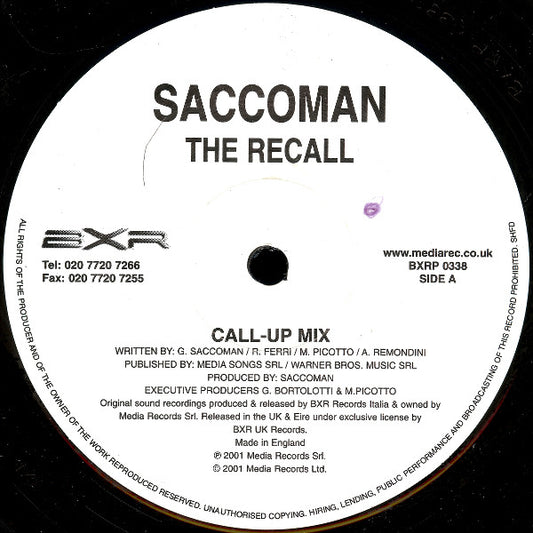 Saccoman – The Recall