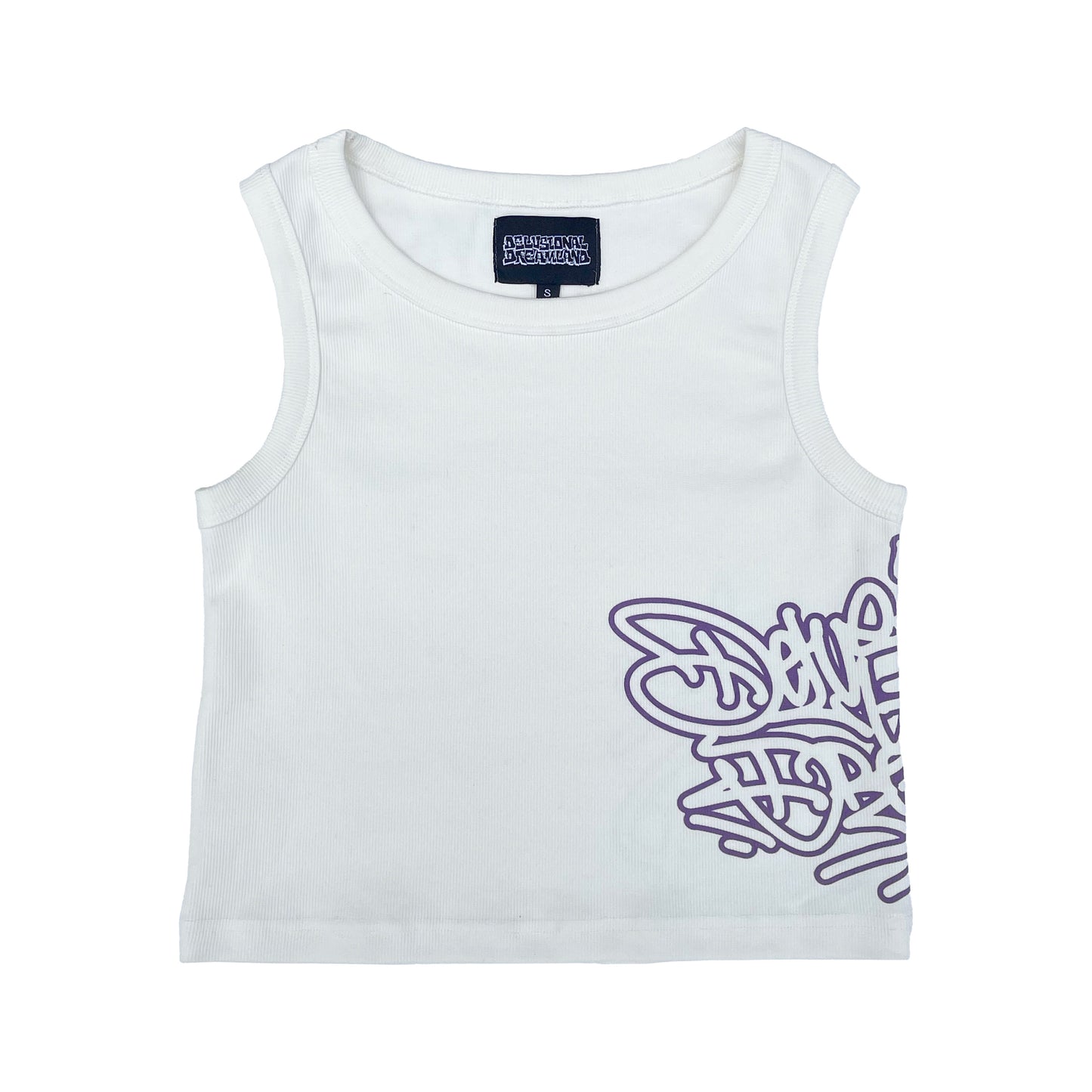 Tag Logo Crop Tank top