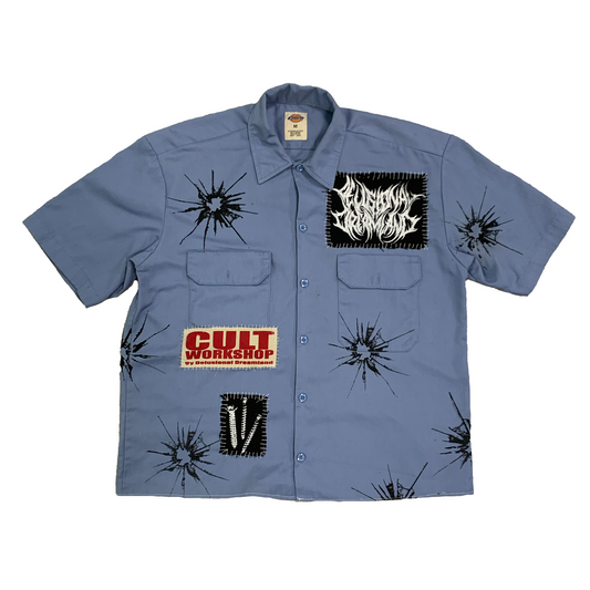 006 Cult Workshop cropped boxy Dickies shirt