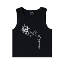 Load image into Gallery viewer, Flail Tank Top Black
