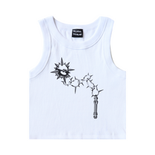 Load image into Gallery viewer, Flail Tank Top White
