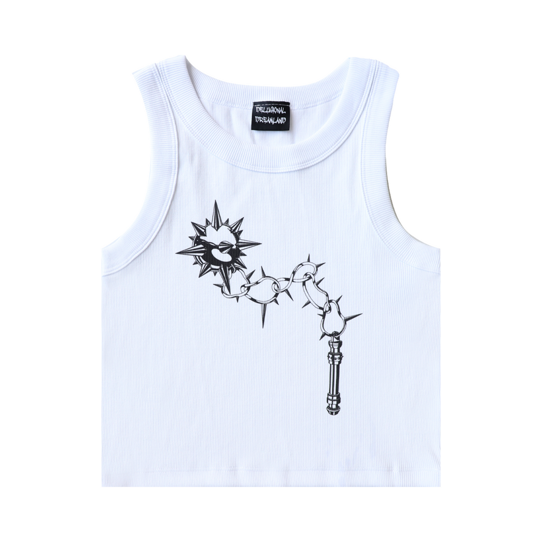 Flail Tank Top White